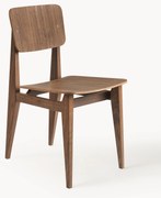 Houten stoel C-Chair van walnoothout