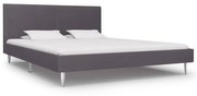 vidaXL Bedframe stof grijs 180x200 cm