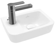 Villeroy & Boch O.novo fontein 36X25cm 1 kraangat links zonder overloop wit 43423701