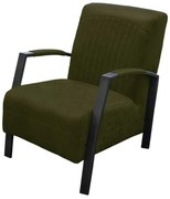 Fauteuil - Giulietta - leer Colorado groen 08