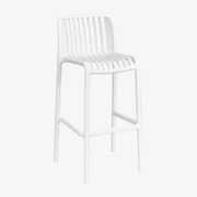 Wendell Stapelbare Polypropyleen Tuinkruk Gardenia Wit & ↑75 Cm - Sklum