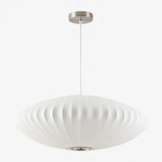 Hanglamp Van Kunstzijde En Ijzer Worel A - Sklum