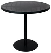 Zuiver Albert Garden Zwarte Ronde Bistrotafel - 80 X 80cm.