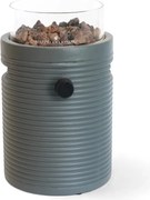 Happy Cocooning Lumi Groove Tafelbrander - Ø 21,5cm - Smokey Anthracite
