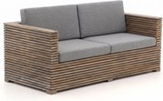 + 10% kassakorting | Loungebank Tuin ROUGH   | Teakhout | 2 personen | Tuinbank Grijs | 180cm | Incl. kussens | Kees Smit Tuinmeubelen