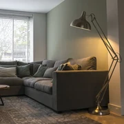 Design vloerlamp staal verstelbaar - Hobby Retro E27 rond Binnenverlichting Lamp