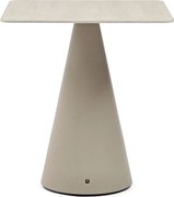 Dining Tuintafel vierkant 70 x 70 cm Zand/Beige Santika Serino