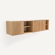 Eiken wandconsole Mikube