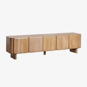 [*] Tv-meubel 215x45 Cm In Mangohout Miller Mangohout - Sklum
