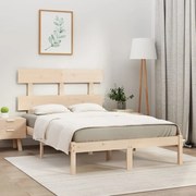 vidaXL Bedframe massief hout 120x190 cm 4FT Small Double