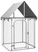 vidaXL Hondenkennel voor buiten met dak 100x100x150 cm