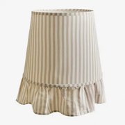 Lampenkap Ø40 Cm In Gedra Katoen Tapioca Beige - Sklum