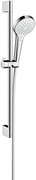 Hansgrohe Croma Select S Vario  EcoSmart glijstangset 65cm chroom/wit