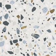 Jabo Crisp XL White terrazzo vloertegel 60x60cm gerectificeerd