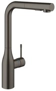 GROHE essence new Keukenkraan - hoog - draaibare/uittrekbare uitloop - hard graphite geborsteld 30270AL0