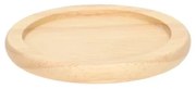 Onderzetter rond, rubberhout,Ø 9,5 cm