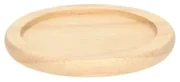 Onderzetter rond, rubberhout,Ø 9,5 cm