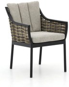 + 10% kassakorting | Dining tuinstoel | Apple Bee Milou | Textileen | Grijs/Taupe/Zwart | Kees Smit Tuinmeubelen