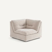 Modulaire 90° hoek in chenille fluweel, GIULIANO