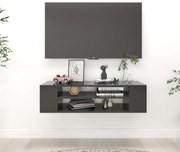 vidaXL Tv-hangmeubel 100x30x26,5 cm spaanplaat grijs