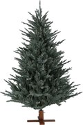 Arkansas Frosted Blue kunstkerstboom - 152 cm - Blauw - Diameter 114 cm - 1668 tips - Houten voet