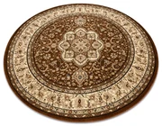 Tapijt ROYAL ADR ROND patroon 521 bruin
