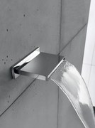 Hotbath Mate M160 opbouw waterval badkraan wand chroom