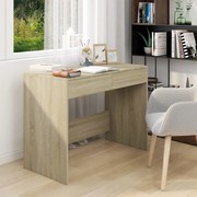 vidaXL Bureau 101x50x76,5 cm spaanplaat sonoma eikenkleurig