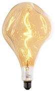 E27 dimbare LED lamp spiraal filament PS160 amber 6W 340 lm 1800K
