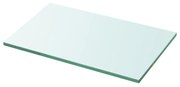 vidaXL Wandschap transparant 30x15 cm glas