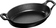 Staub Specialities Ovenschaal 28 cm, Ovaal, Zwart - Specialities - Staub