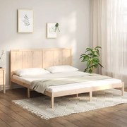 vidaXL Bedframe massief grenenhout 180x200 cm 6FT Super King