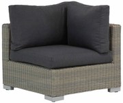 Garden Collections Cuba Hoek Module Wicker Taupe