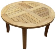 Rosanna lounge tuintafel 80x80xH45 cm rond teak