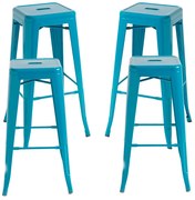 Set 4 hoge Torix krukken