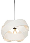 Stoffen Moderne hanglamp wit - Cloth Modern E27 rond Binnenverlichting Lamp