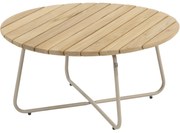 Verdi salontafel teak 73 cm.Ø  (H 35) latte 4 Seasons Outdoor