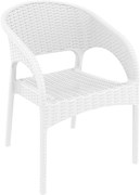 Siesta  Tuinstoel - Panama - Wit - Wicker Look - Siesta