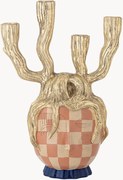 Handbeschilderde kaarshouder Medusa