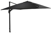 Garden Impressions Zweefparasol Hawaii Deluxe 300x300 - donker grijs - zwart