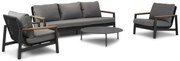 Stoel en Bank Loungeset 5 personen Aluminium/Rope Grijs  Coco Ralph/Pacific