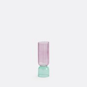 Vaas in gekleurd glas H28 cm, Tuvia
