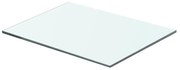 vidaXL Wandschap transparant 40x25 cm glas