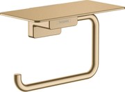 Hansgrohe AddStoris toiletrolhouder met planchet 15x8x9,3cm brushed bronze