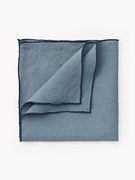 Stoffen servetten Kennedy van linnen met bies, 4 stuks