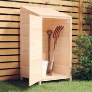 vidaXL Tuinschuur 55x52x112 cm massief vurenhout