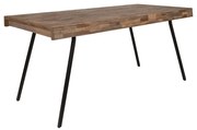 Gerecycled Teakhout Eettafel 160 X 90 Cm - 160 X 78cm.