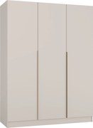 Kledingkast Mandeville 309, Kasjmier, 200x150x57cm, 143.1 kg, Kledingkast deuren: Met scharnieren