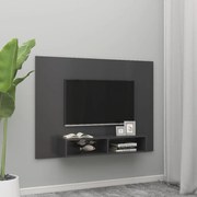 vidaXL Tv-wandmeubel 135x23,5x90 cm spaanplaat grijs