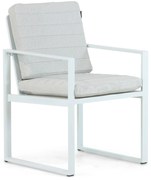 Tuinstoel Aluminium Wit Lifestyle Garden Furniture Nuno